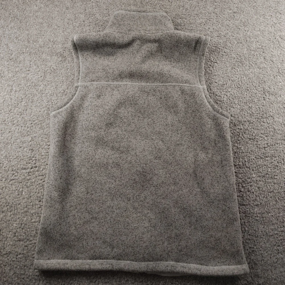 The North Face Vest Mens Medium Gordon Lyons Gray Fleece Full Zip EUC
